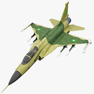 3d model of realistic jf-17 thunder fighter