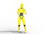 Model robota Sci-Fi Female Rigged PBR