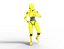 Model robota Sci-Fi Female Rigged PBR