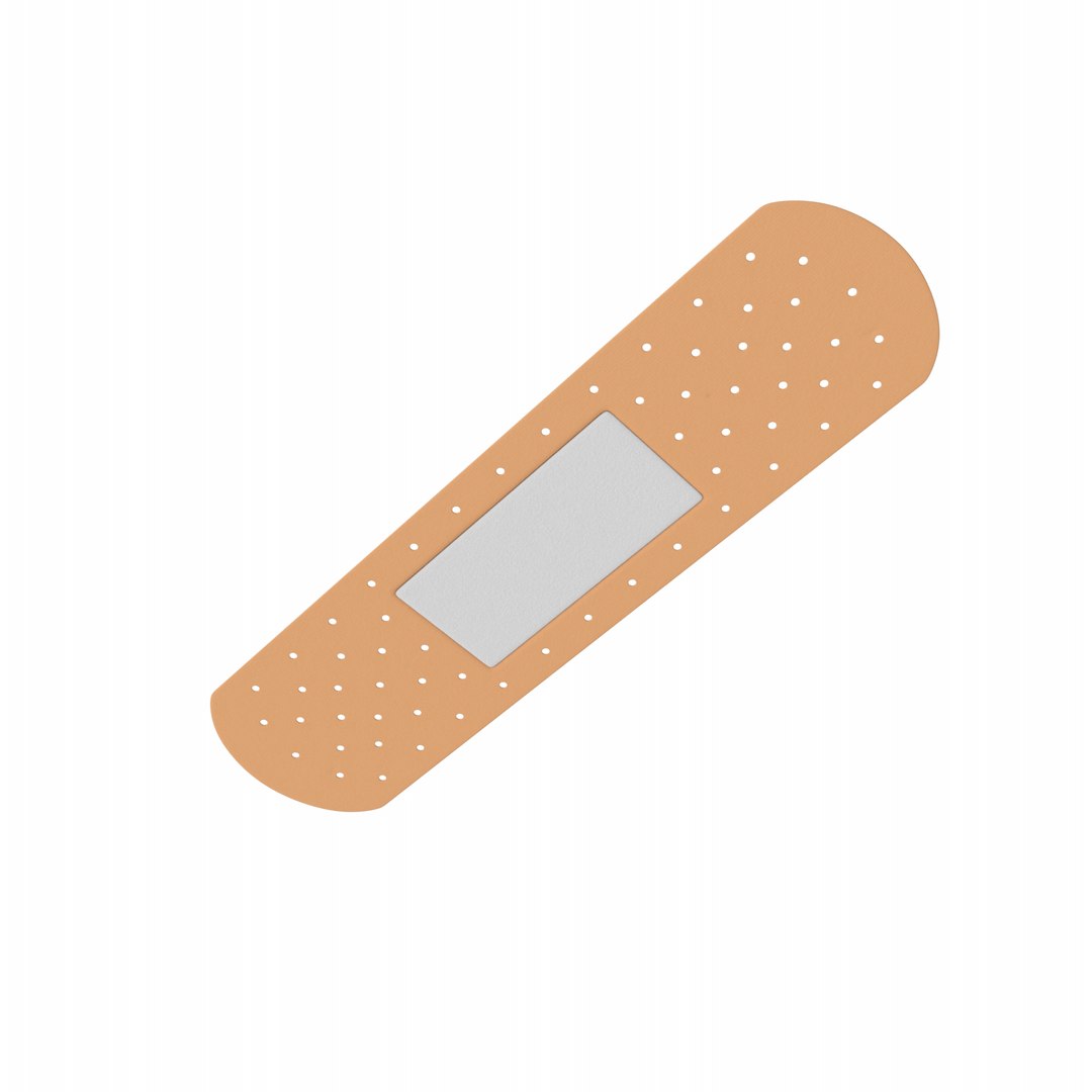 3D Medical Plaster model https://p.turbosquid.com/ts-thumb/SX/C49ujU/2O/medicalplaster.n11.2k/png/1648319793/1920x1080/fit_q87/95ca816150f647da0daebff8df9d32eeee5286fb/medicalplaster.n11.2k.jpg