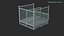 Collapsible Mesh Metal Pallet Cage 3D model