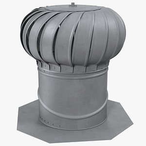 3D roof turbine vent model