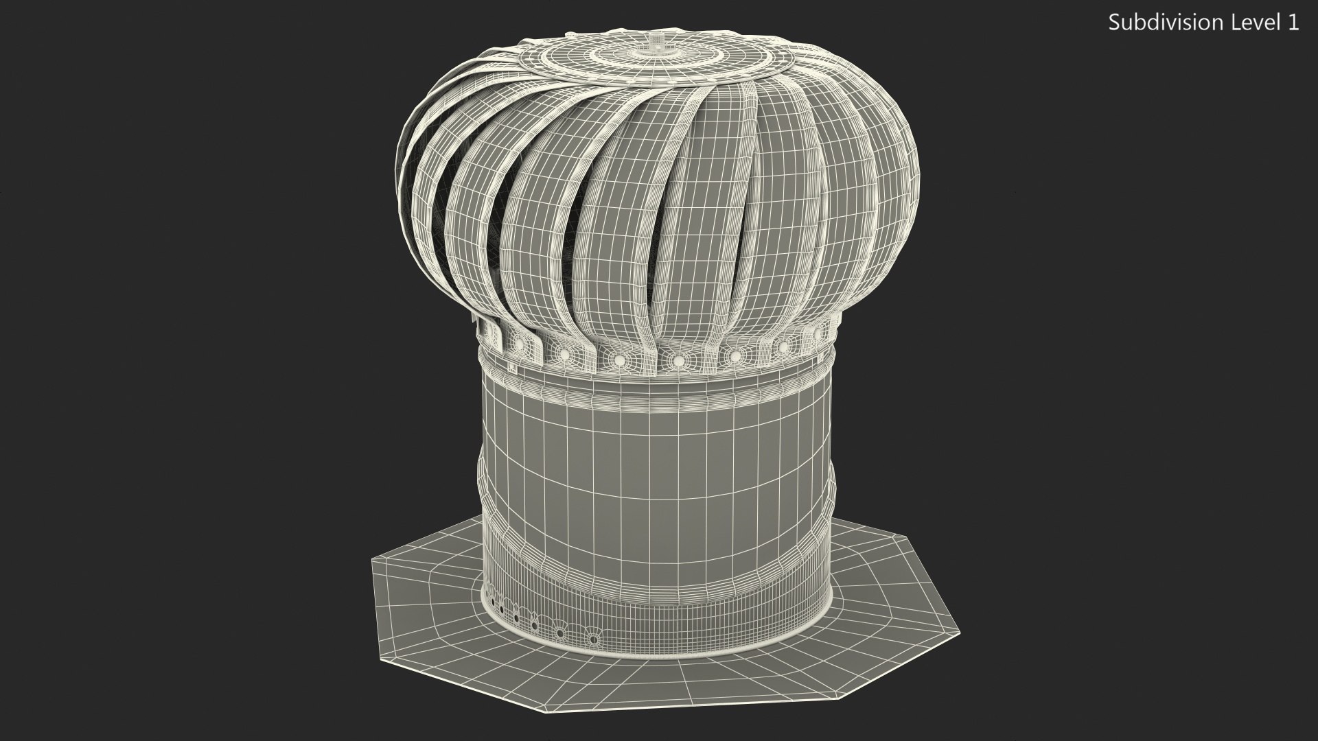 3D roof turbine vent model https://p.turbosquid.com/ts-thumb/SX/DsRYJN/l6OGcZoX/roofturbineventmb3dmodel013/jpg/1581560826/1920x1080/fit_q87/d76ffeb8c204bfba22c94aa7ad13fd13ed43bee4/roofturbineventmb3dmodel013.jpg