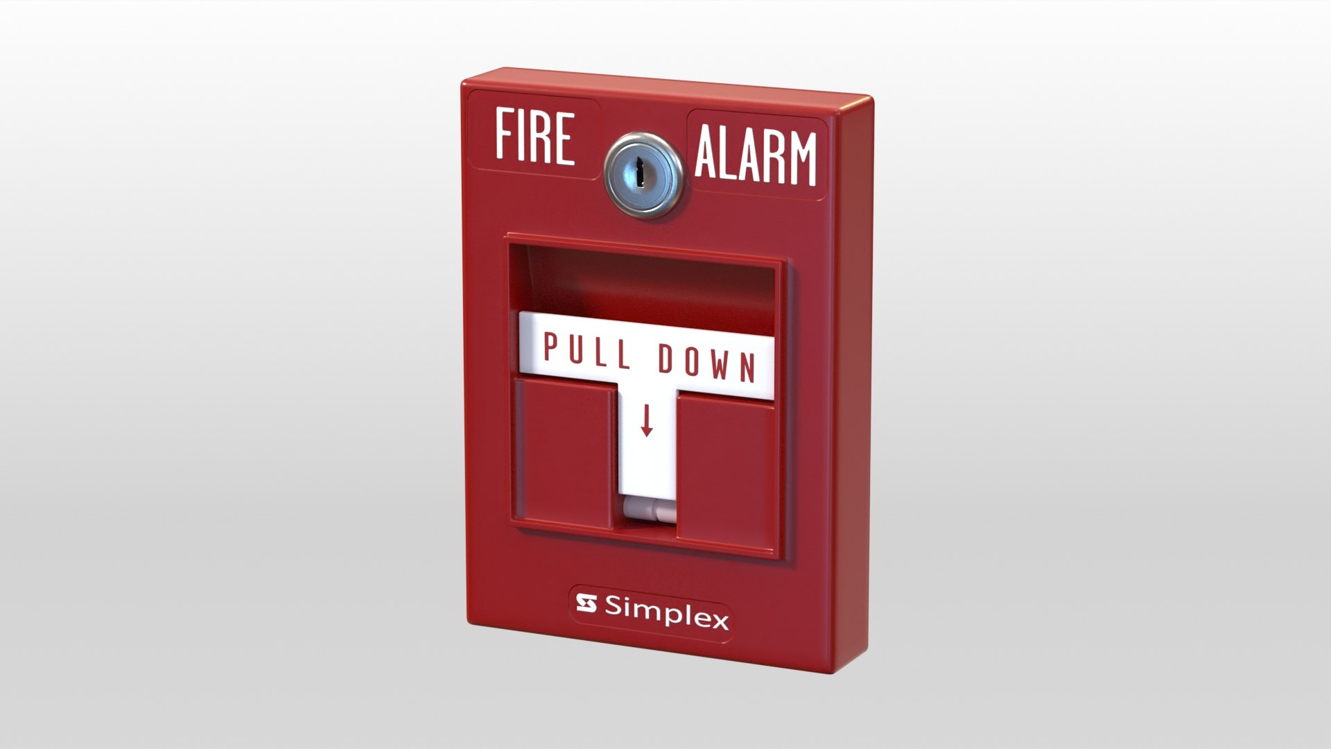 Realistic Alarm Button Model - TurboSquid 1473514