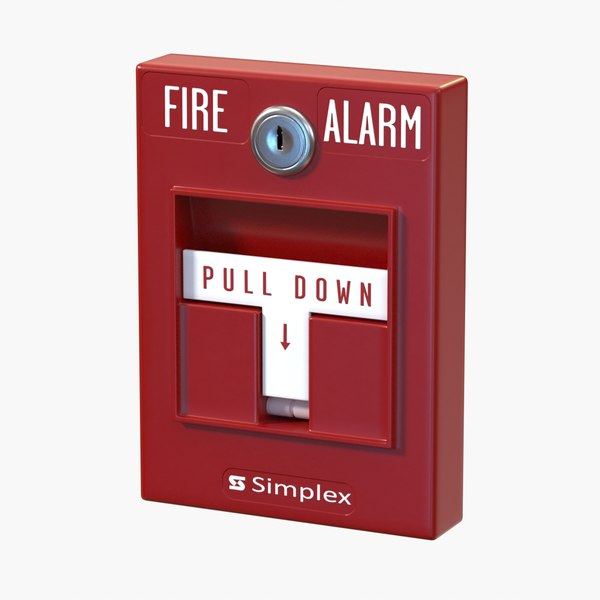 realistic alarm button model