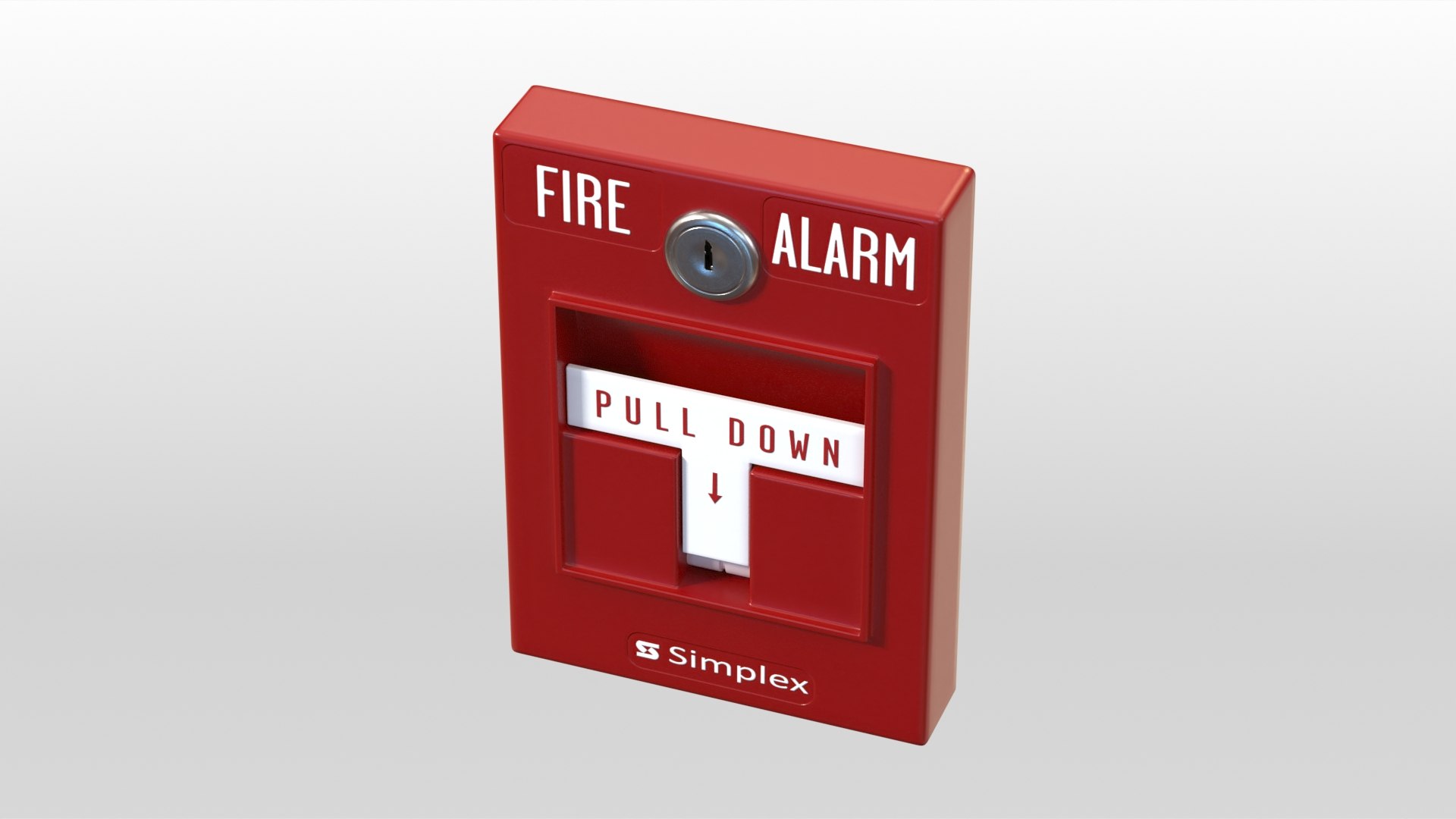 Realistic Alarm Button Model - TurboSquid 1473514