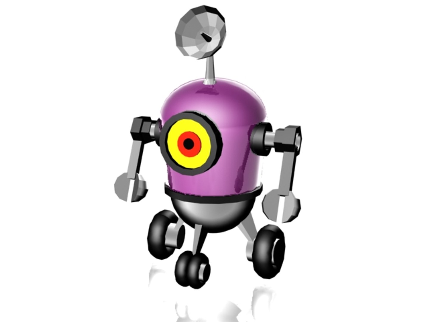 robot 3d 3ds