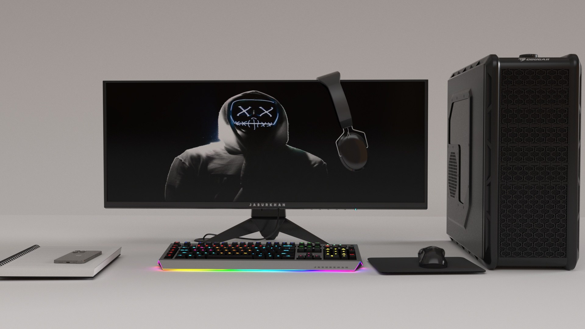 Computer Pc Gaming 3D Model - TurboSquid 1899295