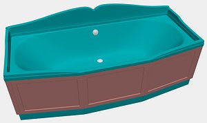 3D bath bathtub model
