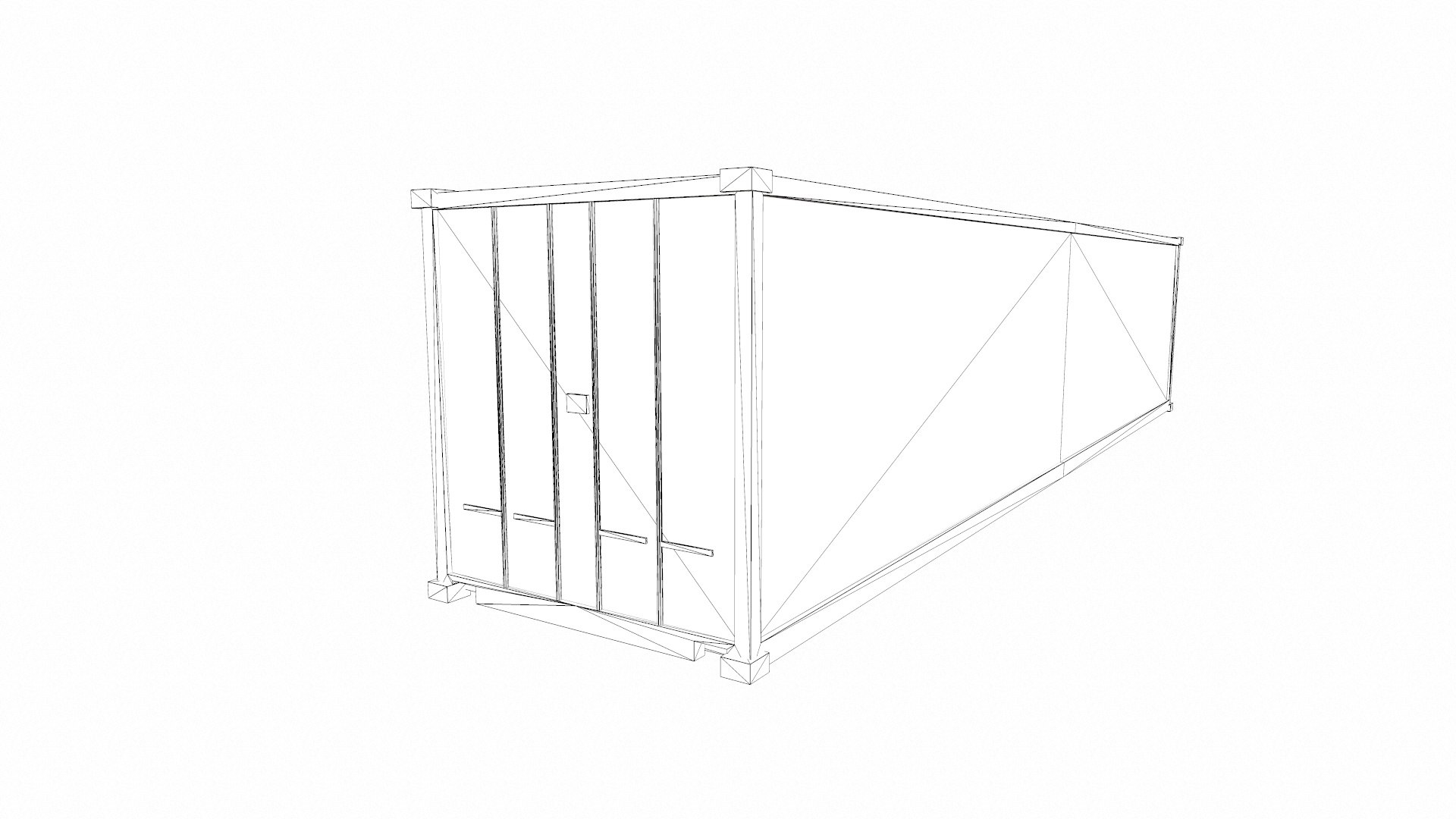 3D Cargo Shipping Container Model - TurboSquid 2340468