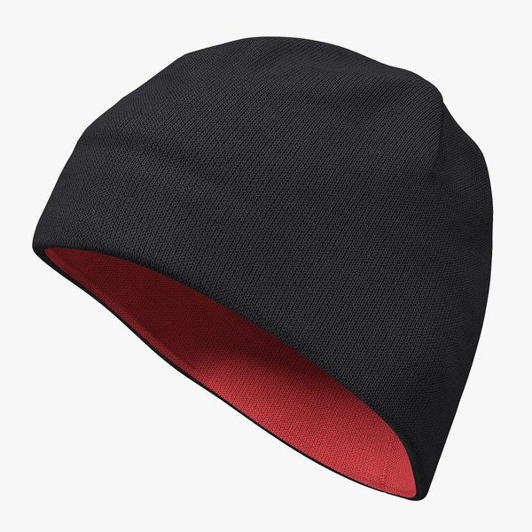 mens hat ribbed beanie 3D model