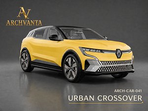 ARCH-CAR-041 Futuristic Vehicle 3D model