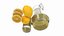 Brocca e bicchiere con succo di limone e frutta