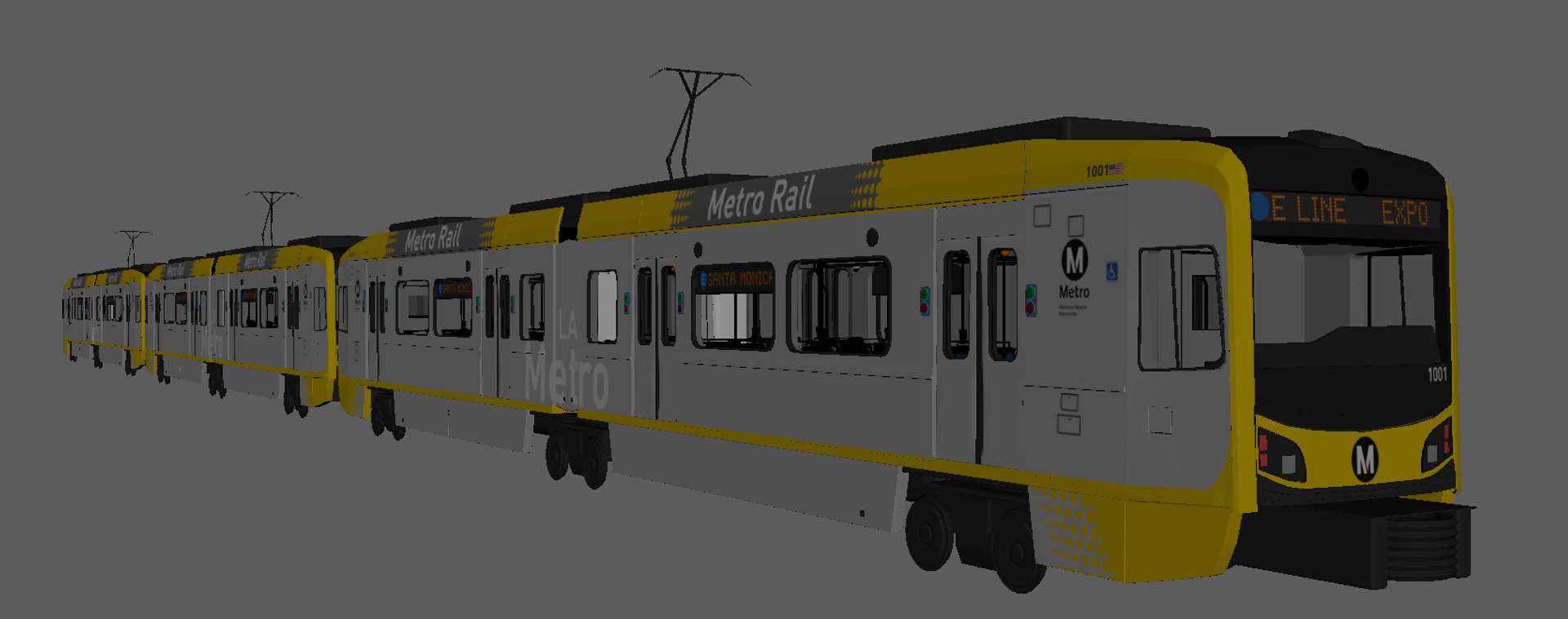 Kinkisharyo P3010 Expo Line LA Metro 3D Model - TurboSquid 1814262