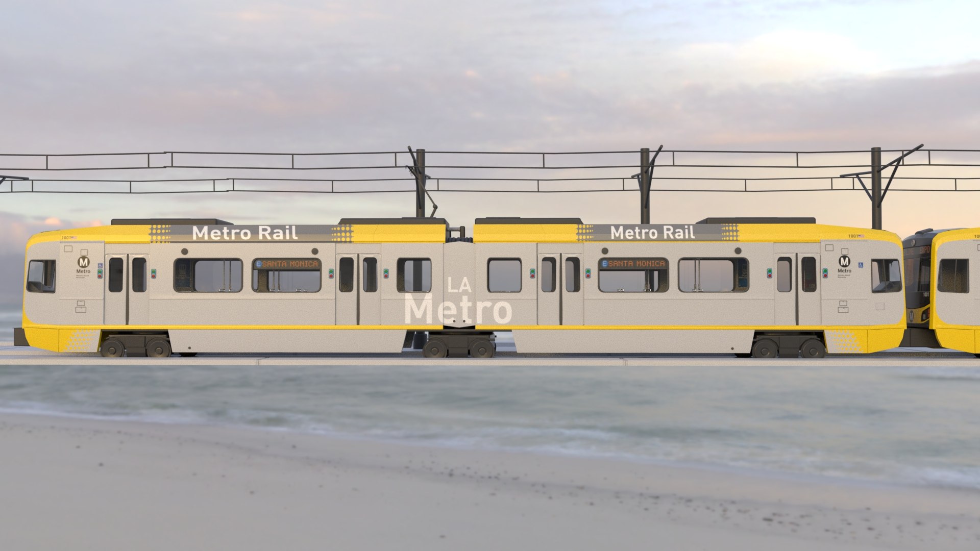 Kinkisharyo P3010 Expo Line LA Metro 3D Model - TurboSquid 1814262