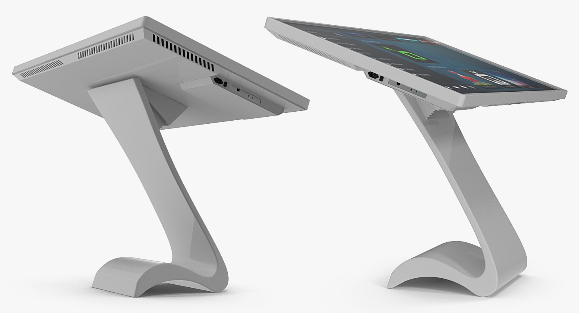 Multi Touch Information Kiosk Model - TurboSquid 1227299