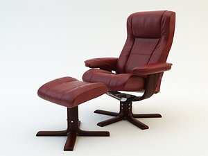 3d chair armchair arm model