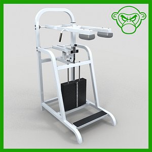 standing calf