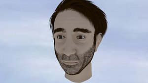man face obj