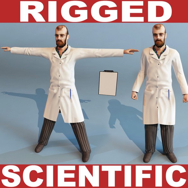 Scientific Rigged 3D 모델 - TurboSquid 449012