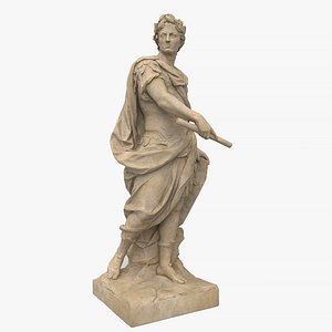 Julius Caesar Concrete 3D Model 3D model