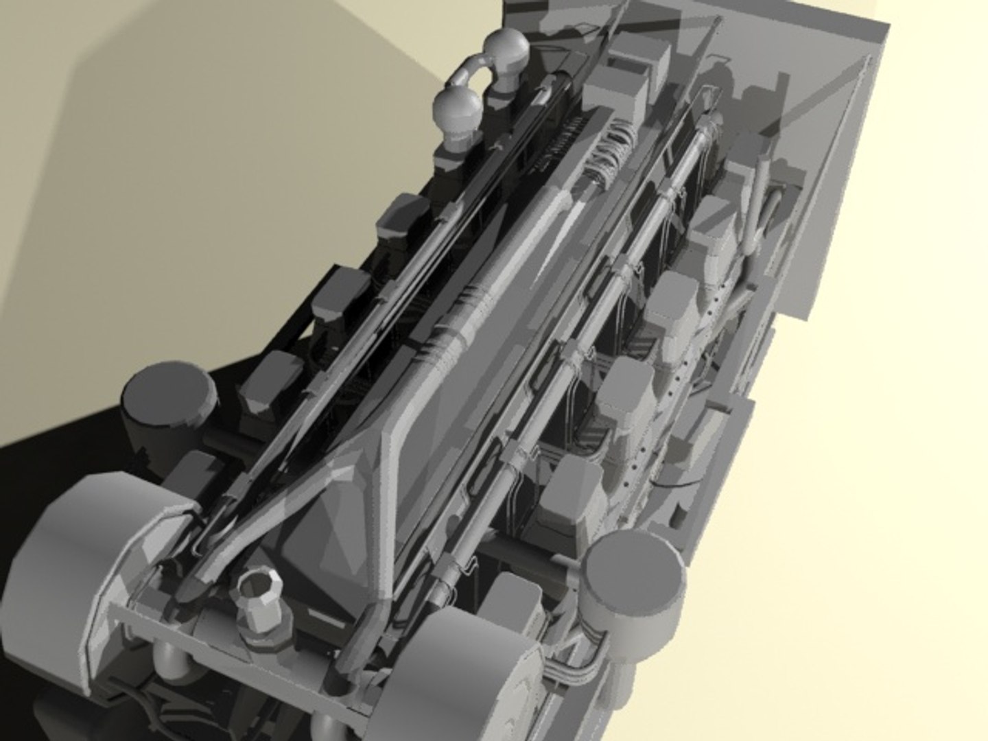 3d Generator Parts Model