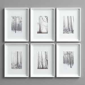 3D picture frames set -12 model