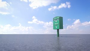 TW Posting Box Green model