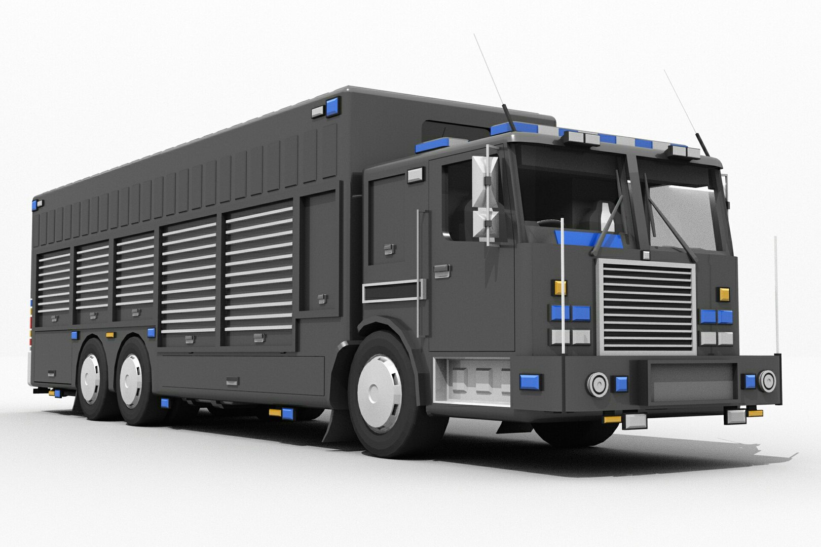Bank Truck Transport Armored 3D Model TurboSquid 1651594