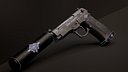Stylized Handgun