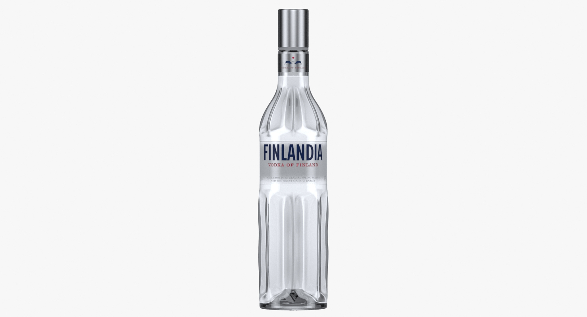 Finlandia Vodka Bottle 3D - TurboSquid 1372615