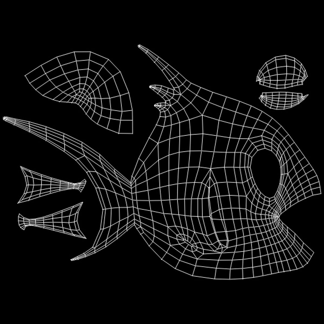 3d Model Cartoon Fish