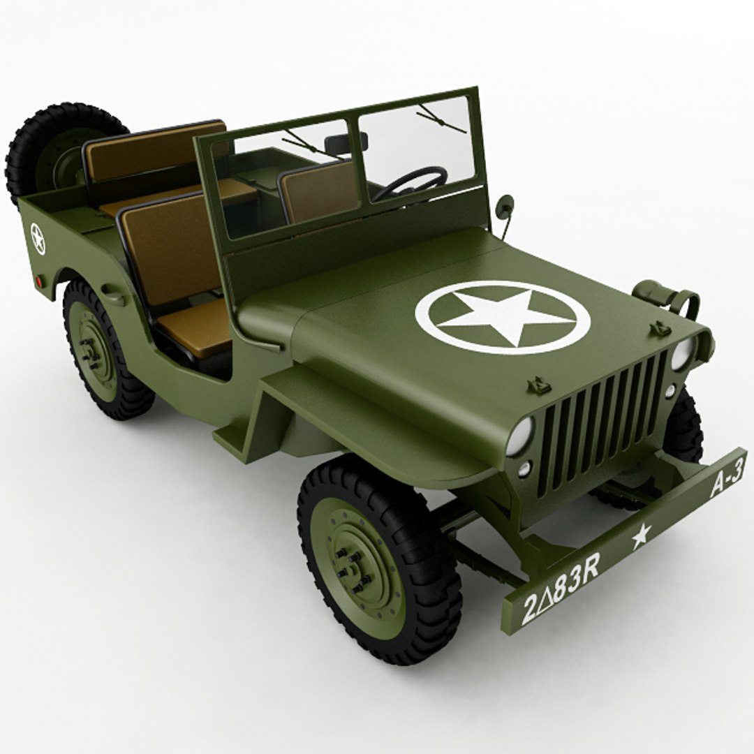 Jeep Willys 3d model