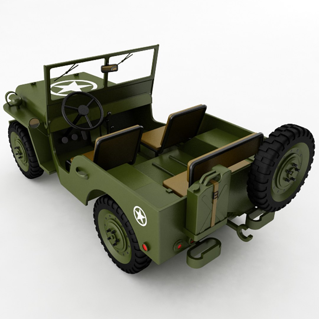 Jeep Willys 3d model