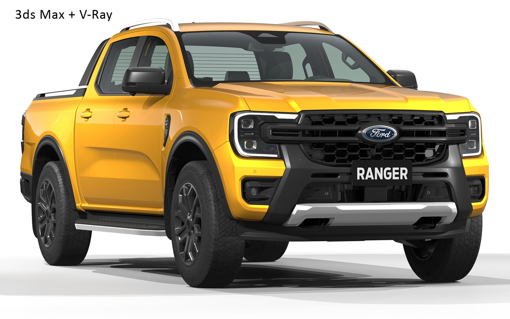 2023 Ford Ranger 3D Model - TurboSquid 2014277