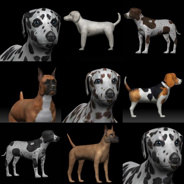 Dog Blender Models for Download TurboSquid