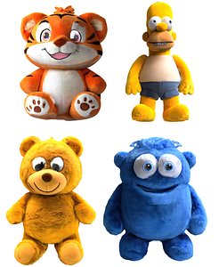 Plush Toys Pack model