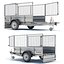 8 utility cargo trailer 3d max