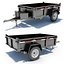 8 utility cargo trailer 3d max