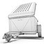 8 utility cargo trailer 3d max
