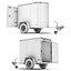 8 utility cargo trailer 3d max