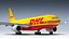 DHL Fleet 3D model