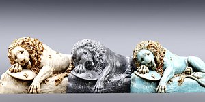 3D Lucerne Lion Sculpture