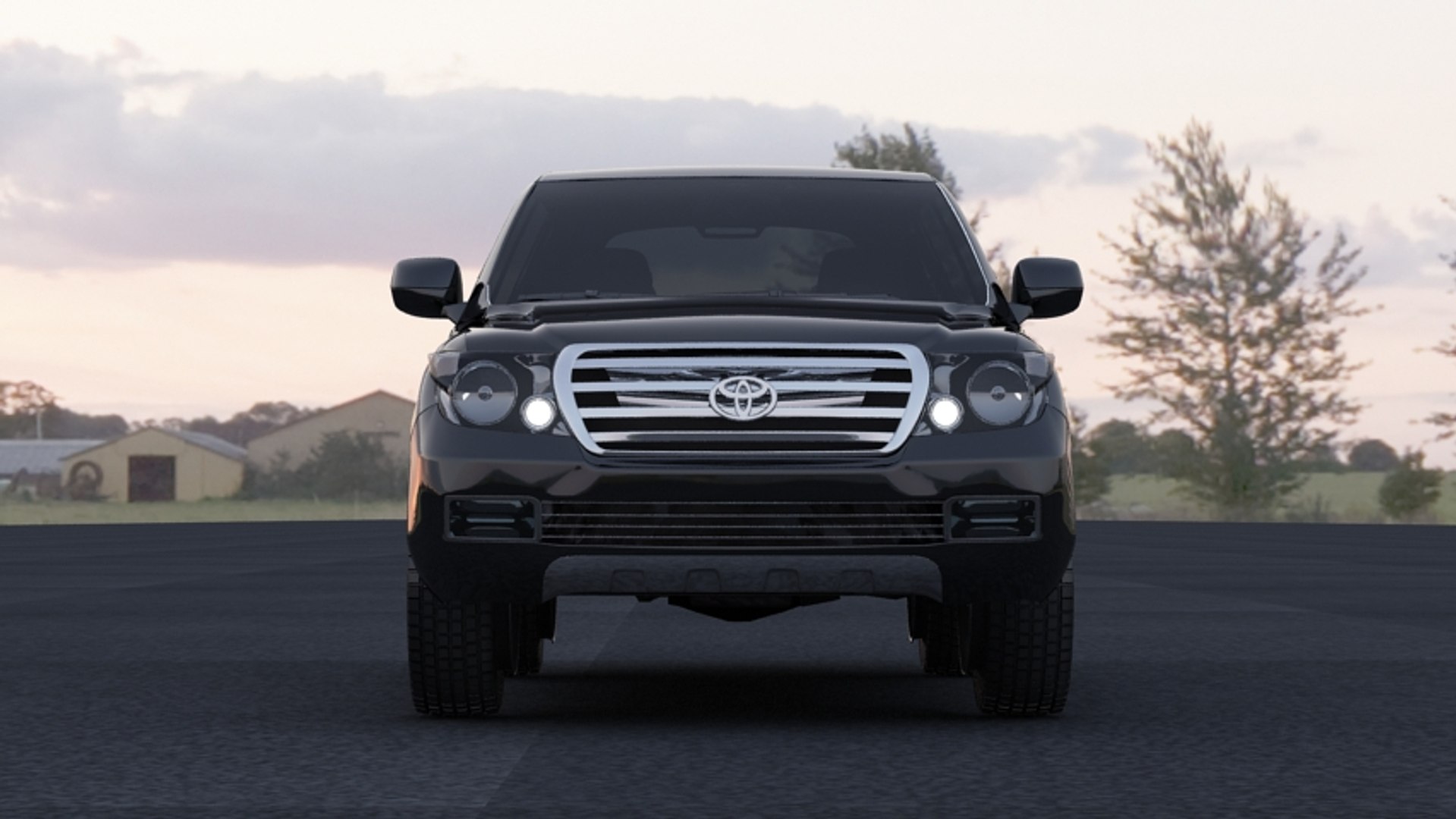 Toyota Land 200 3d Model