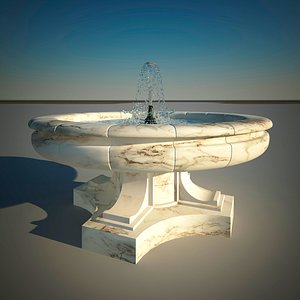 outdoor fountain 3D model