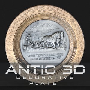 3D Decorative plate