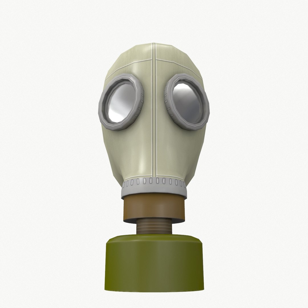 3d Gas Mask Model