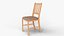 Wooden Dining Chair 3D Model - Realistic Furniture Asset for Interior Design  Games and Visualizatio 3D