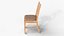 Wooden Dining Chair 3D Model - Realistic Furniture Asset for Interior Design  Games and Visualizatio 3D