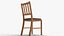 Wooden Dining Chair 3D Model - Realistic Furniture Asset for Interior Design  Games and Visualizatio 3D